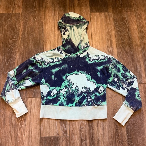 Joy Lab Tie-Dye Sweatshirt Womens Size Small Hoodie Long Sleeves Preppy Y2K - Picture 1 of 9